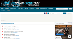 Desktop Screenshot of nissanforums.com