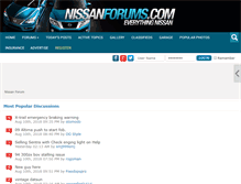 Tablet Screenshot of nissanforums.com